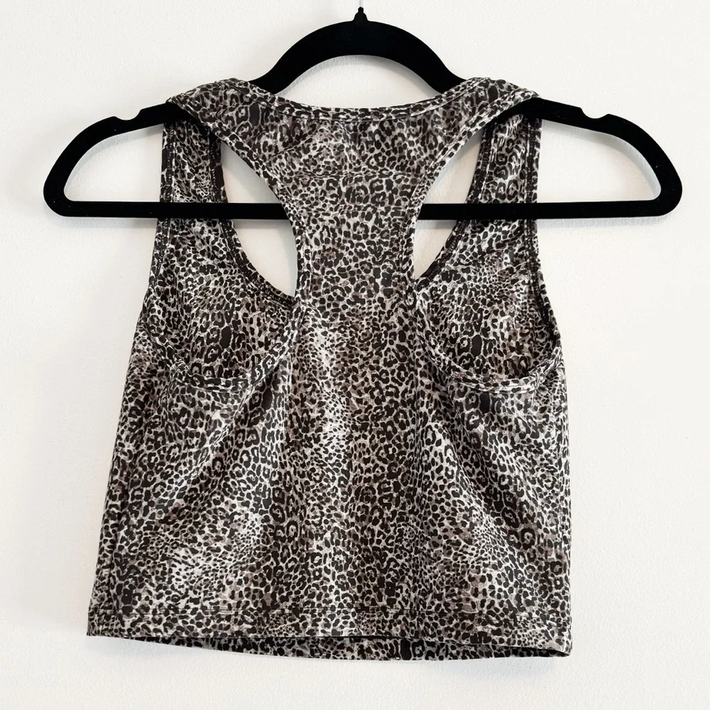 Leopard Print Compression Tank - Picture 2 of 3